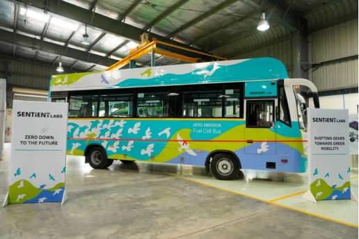 印度浦那氢燃料电池公交车
